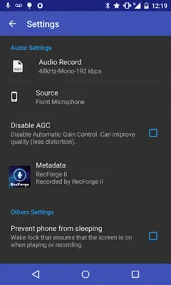 RecForge II android App screenshot 7